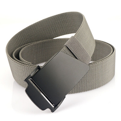 Férfi alkalmi textil öv fém csattal