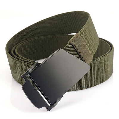 Férfi alkalmi textil öv fém csattal