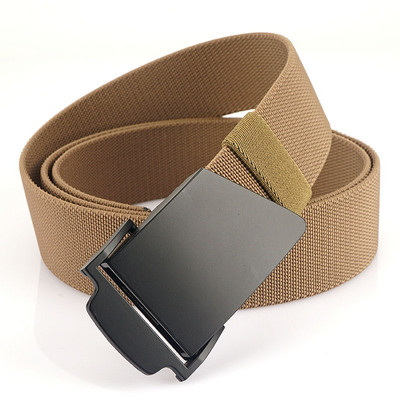 Férfi alkalmi textil öv fém csattal