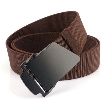 Férfi alkalmi textil öv fém csattal