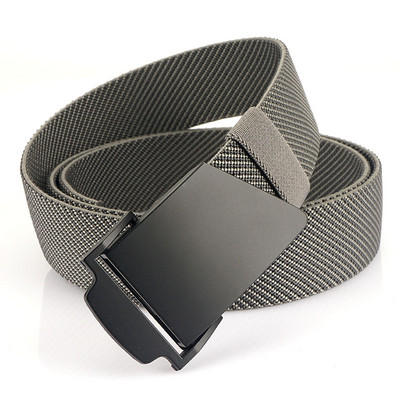 Férfi alkalmi textil öv fém csattal