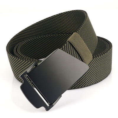 Férfi alkalmi textil öv fém csattal