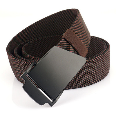 Férfi alkalmi textil öv fém csattal