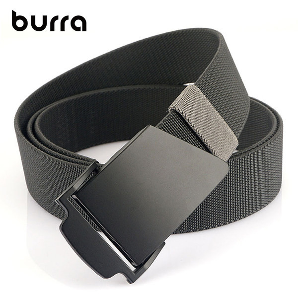 Férfi alkalmi textil öv fém csattal