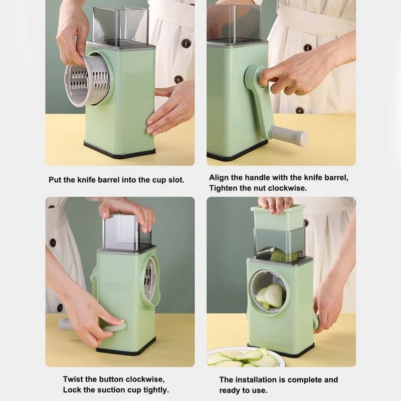 Többfunkciós zöldségszeletelő aprító Zöldségreszelő Aprítógép Gyümölcs Konyhai Szerszám Friss zöldségvágó Konyha