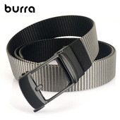 Férfi textil öv fém csattal