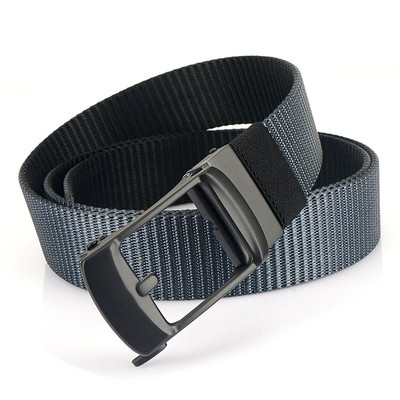 Férfi textil öv fém csattal