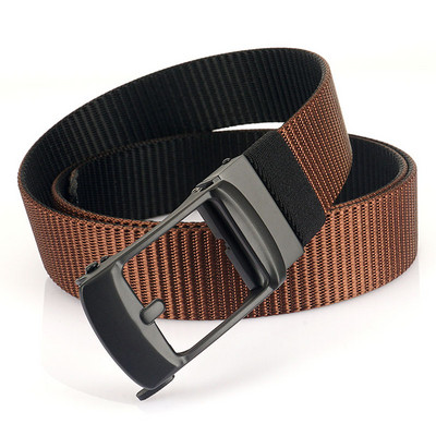 Férfi textil öv fém csattal