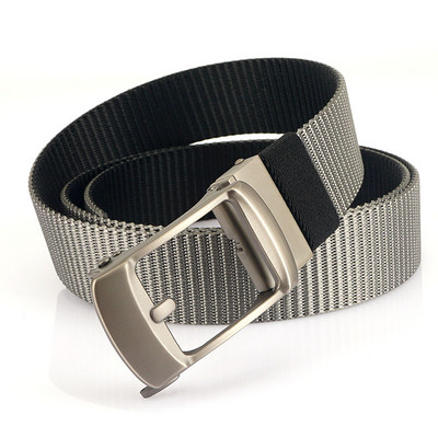 Férfi textil öv fém csattal