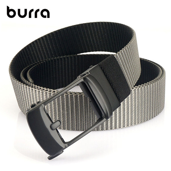 Férfi textil öv fém csattal