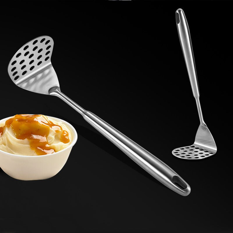 Rozsdamentes acél burgonyatörő konyhai kiegészítők Háztartási burgonyaprés fogantyús Gyümölcsdaráló Konyhai kellékek