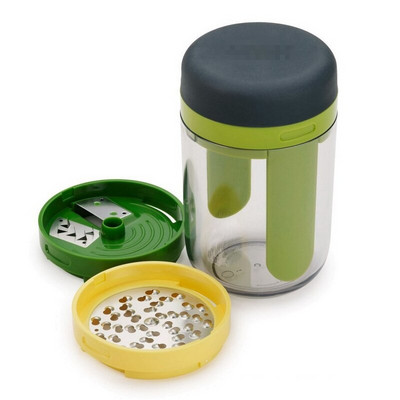 3-ühes käeshoitav spiralisaator Spiraalne pöörlev lõikur siiditass taimne küüslaugupress riiv hakkija köögitööriistade tarvikud