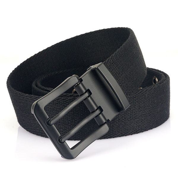 Curea textila barbati model nou cu catarama metalica