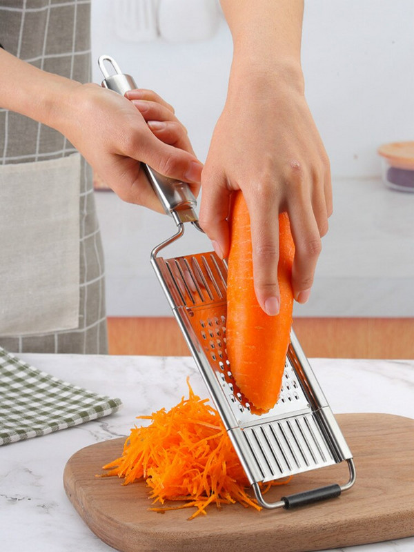 Többcélú zöldségszeletelő rozsdamentes acél reszelő vágó aprítók gyümölcsburgonya hámozó sárgarépa reszelő konyhai kiegészítők új