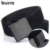 Vyriškas diržas, drobė, kasdienis, universalus, be metalo, plastikinis, sagtis