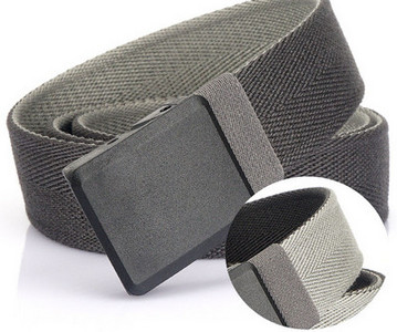 Vyriškas diržas, drobė, kasdienis, universalus, be metalo, plastikinis, sagtis