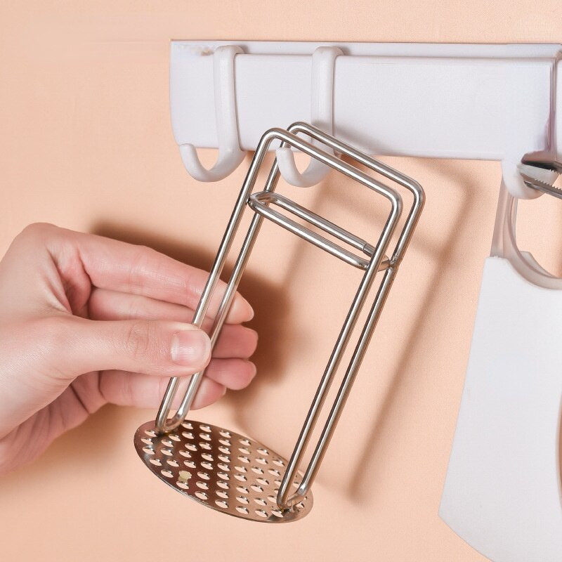 Rozsdamentes acél burgonyanyomó többfunkciós burgonya aprító háztartási zöldségtörő kiegészítő ételnyomó konyhai eszköz