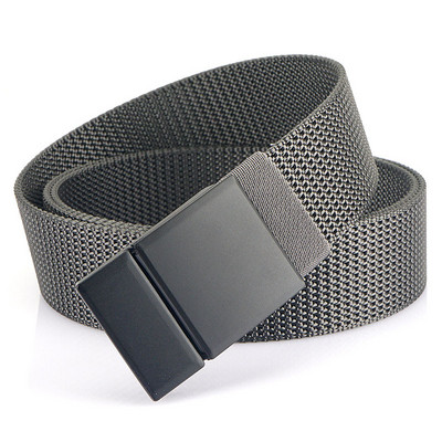Tiszta modell férfi textil öv fém csattal