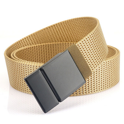 Tiszta modell férfi textil öv fém csattal