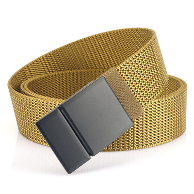 Tiszta modell férfi textil öv fém csattal