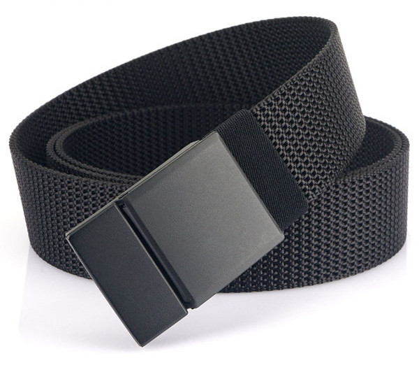 Tiszta modell férfi textil öv fém csattal