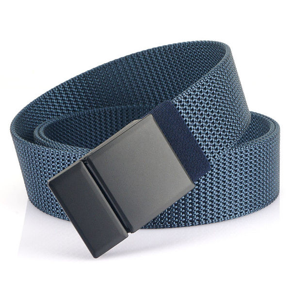 Tiszta modell férfi textil öv fém csattal