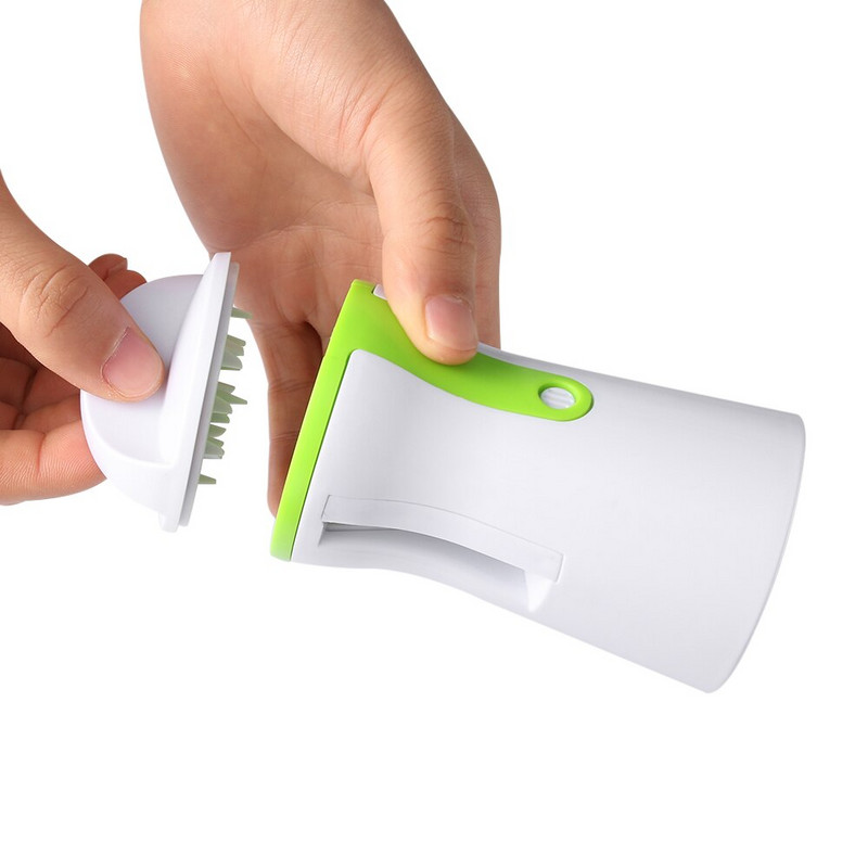 1 db-os pengék zöldséges spirálszeletelő csavaró kézi spirálvágó gyümölcsreszelő főzőeszközök spagettitészta konyhai kütyü