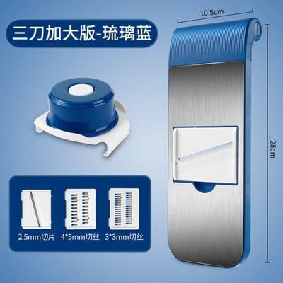 Többfunkciós zöldségvágó háztartási kézi húsvágó retek burgonyareszelő citromszeletelő konyhai zöldség-gyümölcs szerszám