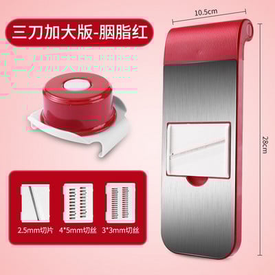 Többfunkciós zöldségvágó háztartási kézi húsvágó retek burgonyareszelő citromszeletelő konyhai zöldség-gyümölcs szerszám