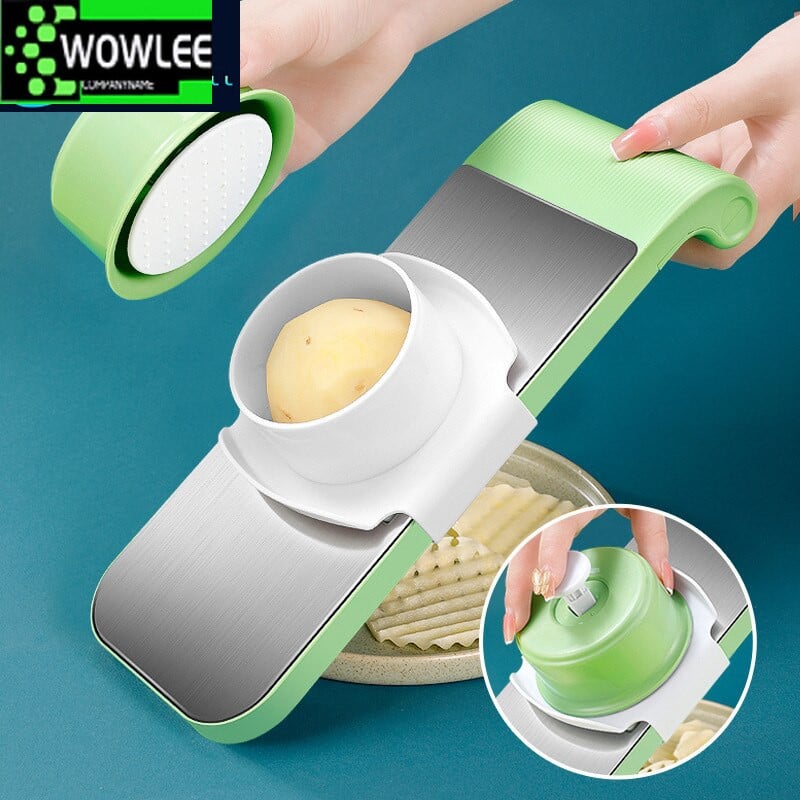 Többfunkciós zöldségvágó háztartási kézi húsvágó retek burgonyareszelő citromszeletelő konyhai zöldség-gyümölcs szerszám