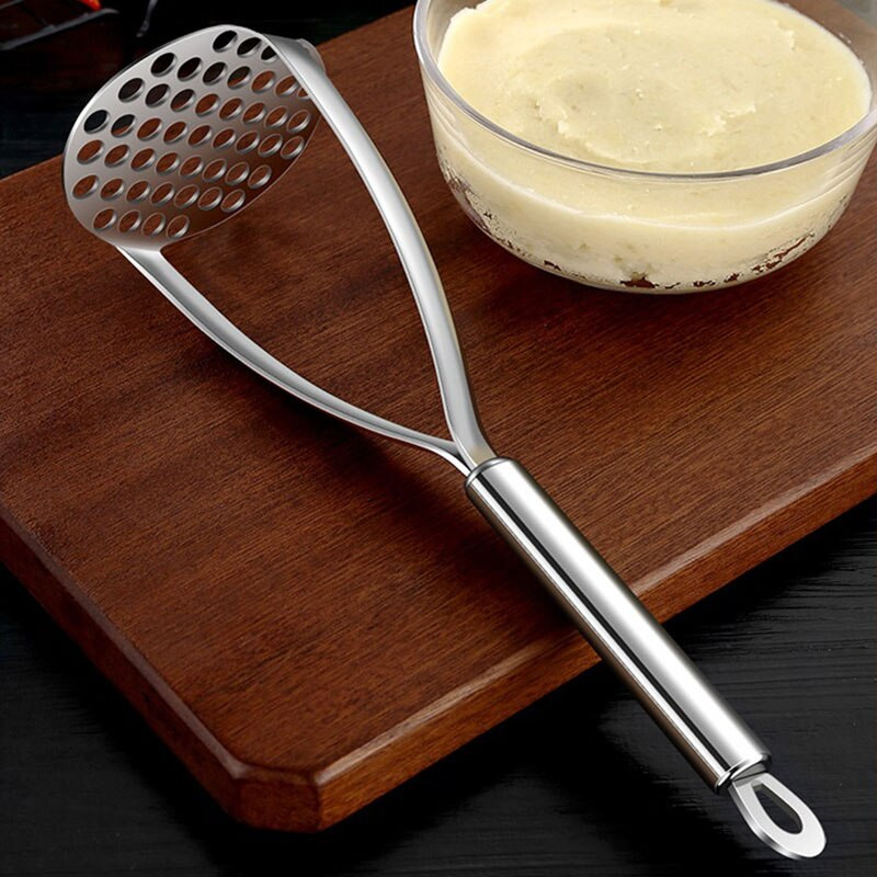 Burgonyanyomó Rózsafa nyelű sárprés Háztartási bébiétel-kiegészítő pépesítő rozsdamentes acél többfunkciós kézi gyümölcscentrifuga