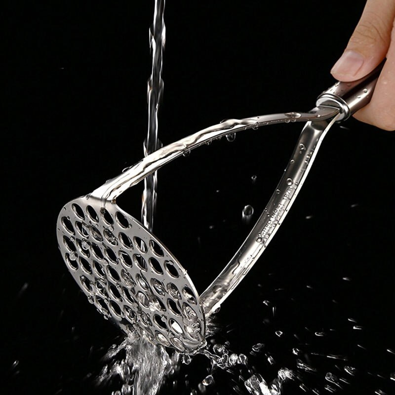 Burgonyanyomó Rózsafa nyelű sárprés Háztartási bébiétel-kiegészítő pépesítő rozsdamentes acél többfunkciós kézi gyümölcscentrifuga