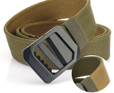 Curea textila barbati model nou cu catarama patrata