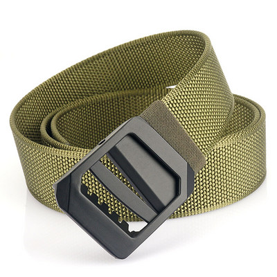 Curea textila barbati model nou cu catarama patrata