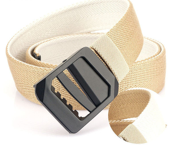 Curea textila barbati model nou cu catarama patrata