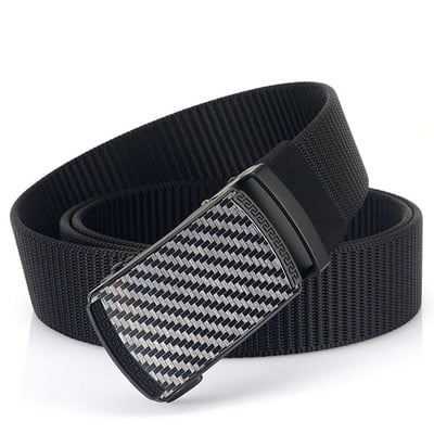 Textil öv téglalap alakú dombornyomott csattal