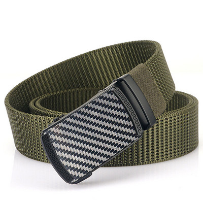 Textil öv téglalap alakú dombornyomott csattal