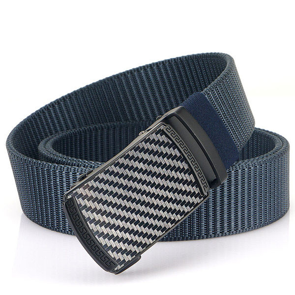 Textil öv téglalap alakú dombornyomott csattal