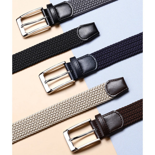 Férfi fonott öv - fém csattal