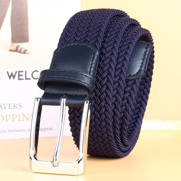 Férfi fonott öv - fém csattal