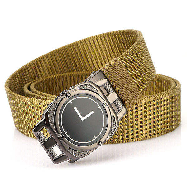 Automatinis diržas, drobė, modernus, atsitiktinis, be skylių