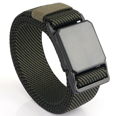 Curea textila barbateasca cu inchizatoare metalica in mai multe culori