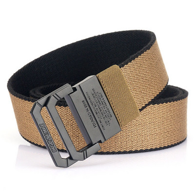 Modern öv, kötött, csatos, vászon férfi