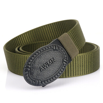 Drobinis diržas su sagtimi, vintažinio ir modernaus dizaino, reljefo raštas vyrams