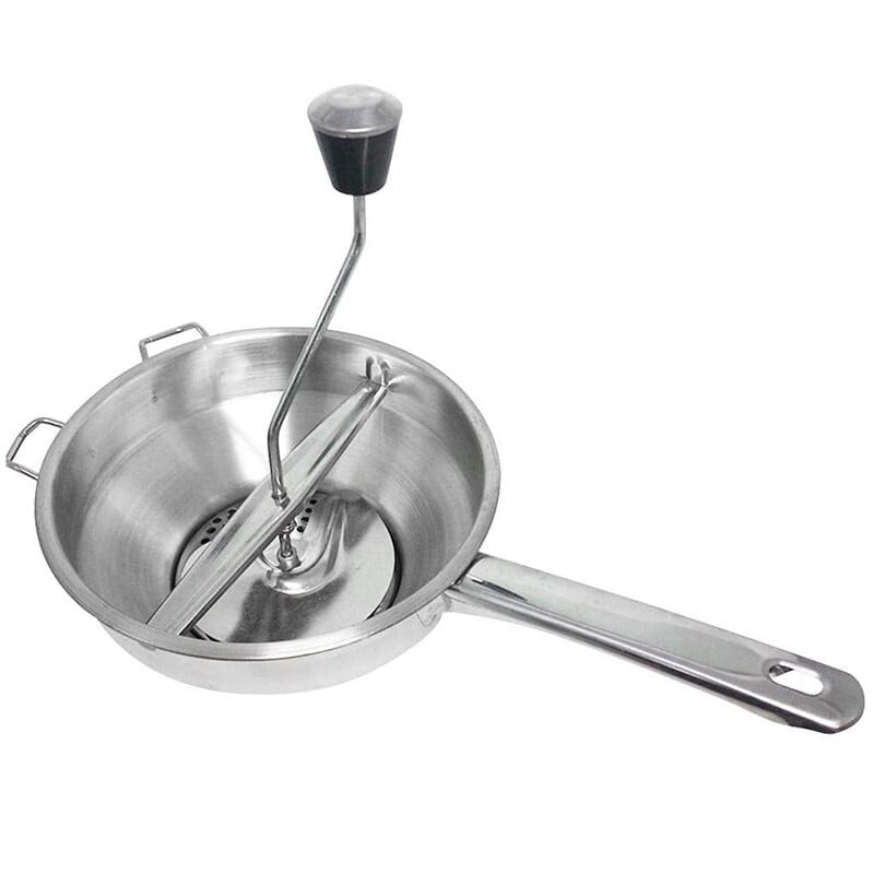 Rotary Food Mill burgonyarizs 3 cserélhető koronggal, kiválóan alkalmas püré vagy zöldségleves, bébiételek készítésére