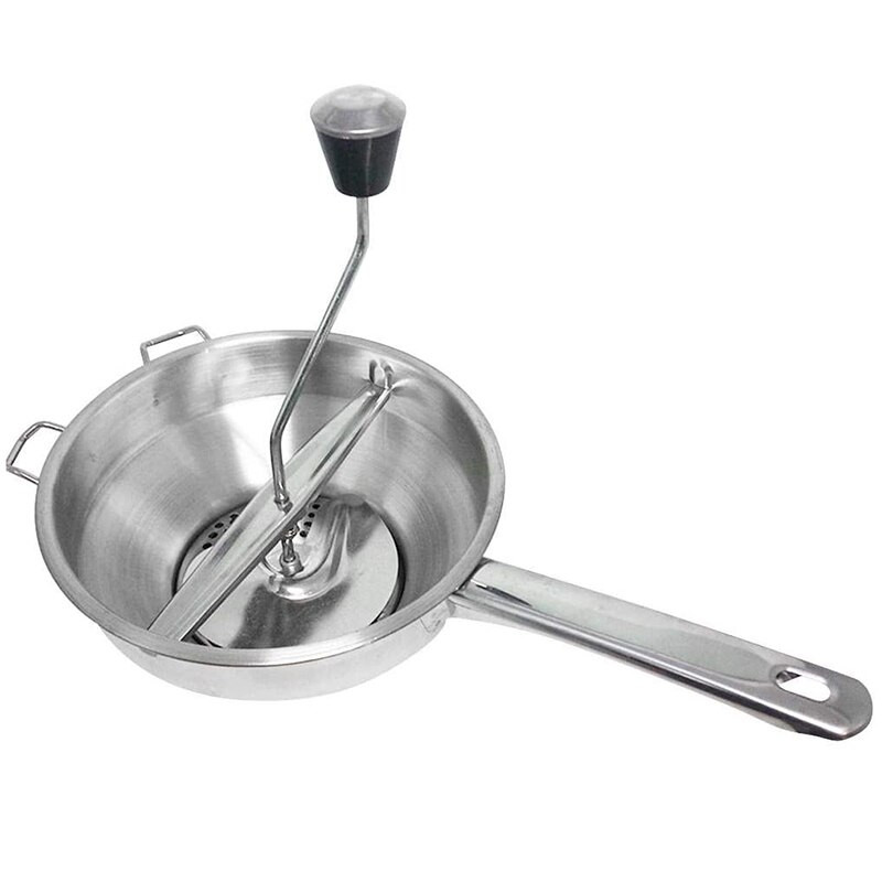 Rotary Food Mill burgonyarizs 3 cserélhető koronggal, kiválóan alkalmas püré vagy zöldségleves, bébiételek készítésére