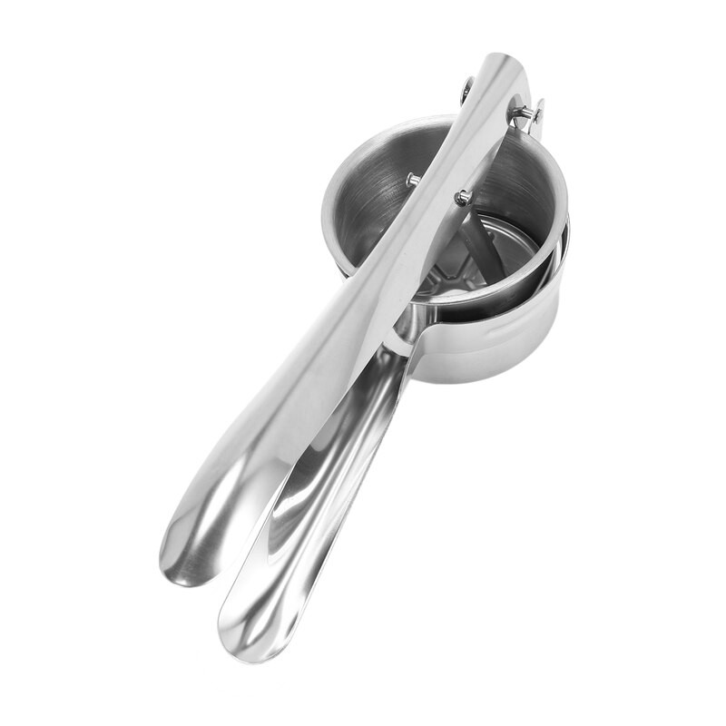 Rozsdamentes acél burgonyatörőgép 3 cserélhető koronggal finom, közepes és durva, könnyen használható burgonyához