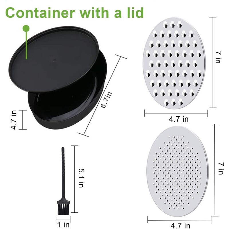 Sajtreszelő élelmiszertároló tartállyal és fedős aprítóval, daráló gyömbérreszelővel, dobozos reszelő