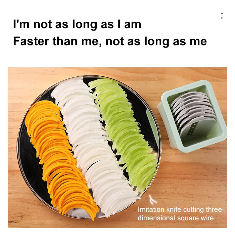 Rotációs zöldségvágó multifunkcionális zöldség aprító Hagyma burgonya sárgarépa vágó sajtreszelő Konyhai zöldséges eszközök