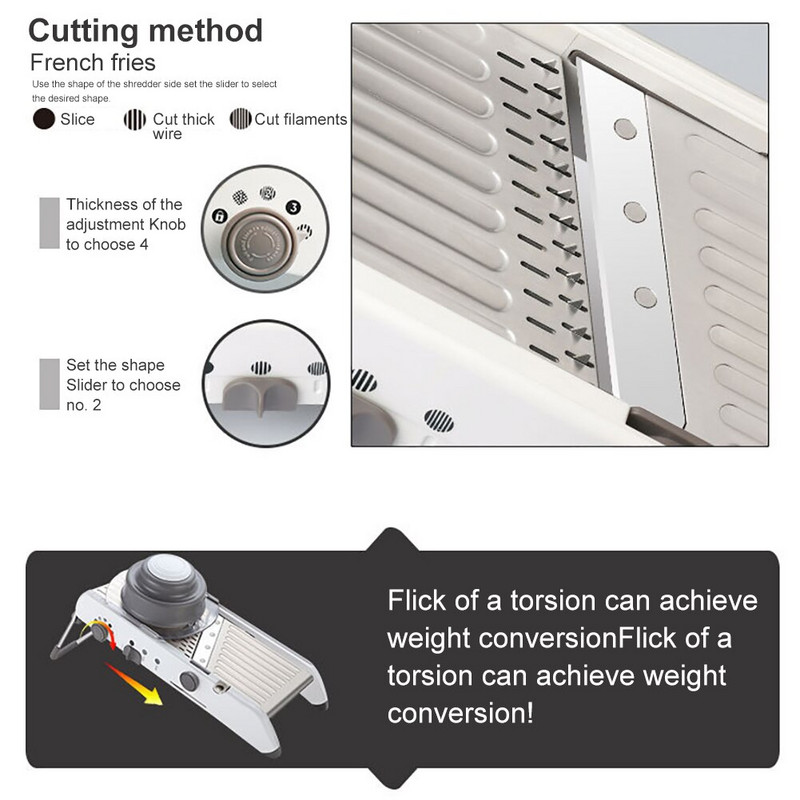 Új többfunkciós zöldségszeletelő rozsdamentes acél reszelő aprítógépek gyümölcsburgonya hámozó sárgarépa reszelő konyhai kiegészítők